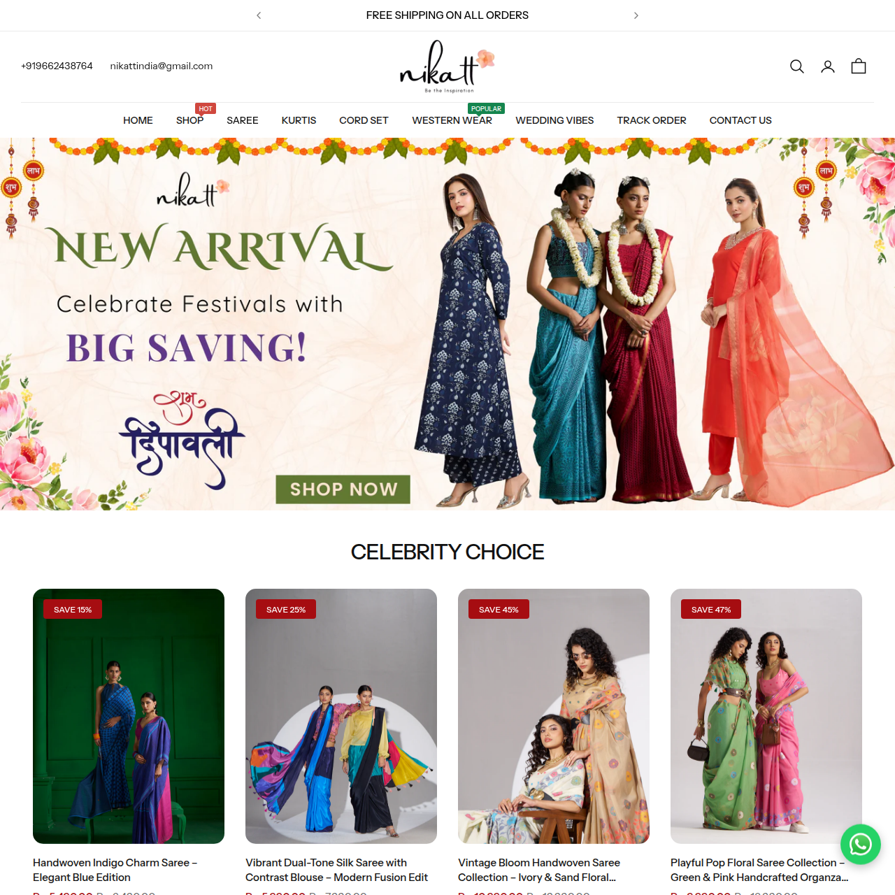 Nikatt.com Contemporary Indian Wear for Modern Women